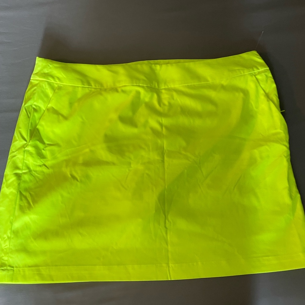 Vibrant Neon Yellow Skirt